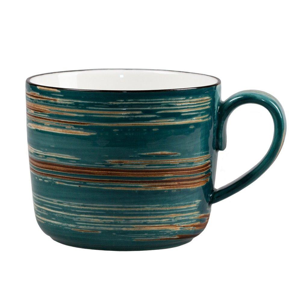 Texture Dark Green Lines Кружка серия h 8 см, d 9,5 см, 350 мл, P.L. Proff Cuisine /6 Texture Dark Green Lines Кружка серия h 8 см, d 9,5 см, 350 мл, P.L. Proff Cuisine /6