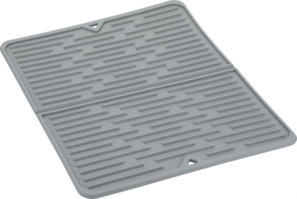74-001 Складной коврик для сушки посуды 40х30см (20х30см) Linea Silicone