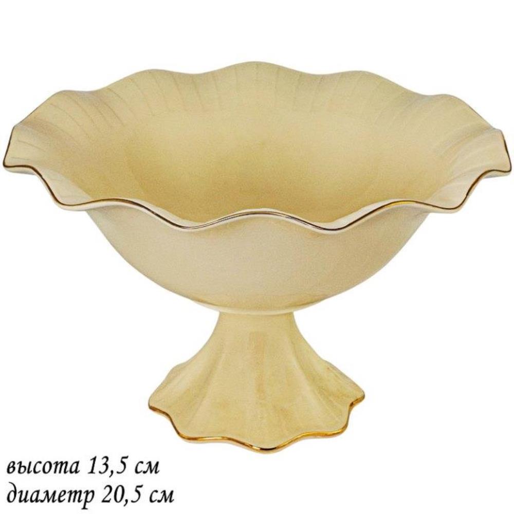 205-146 Конфетница на ножке 20,5 см MARZIPAN в под.уп.(х12)Фарфор 205-146 Конфетница на ножке 20,5 см MARZIPAN в под.уп.(х12)Фарфор