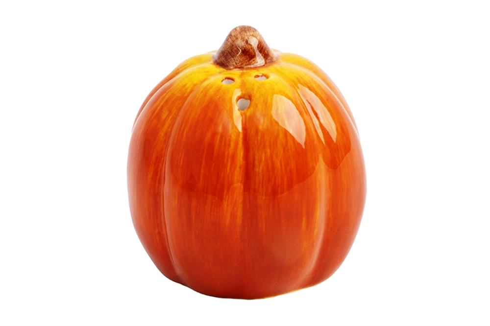 Емкость для соли или перца, 7 см, керамика, оранжевая, Тыква, Bright pumpkin Емкость для соли или перца, 7 см, керамика, оранжевая, Тыква, Bright pumpkin