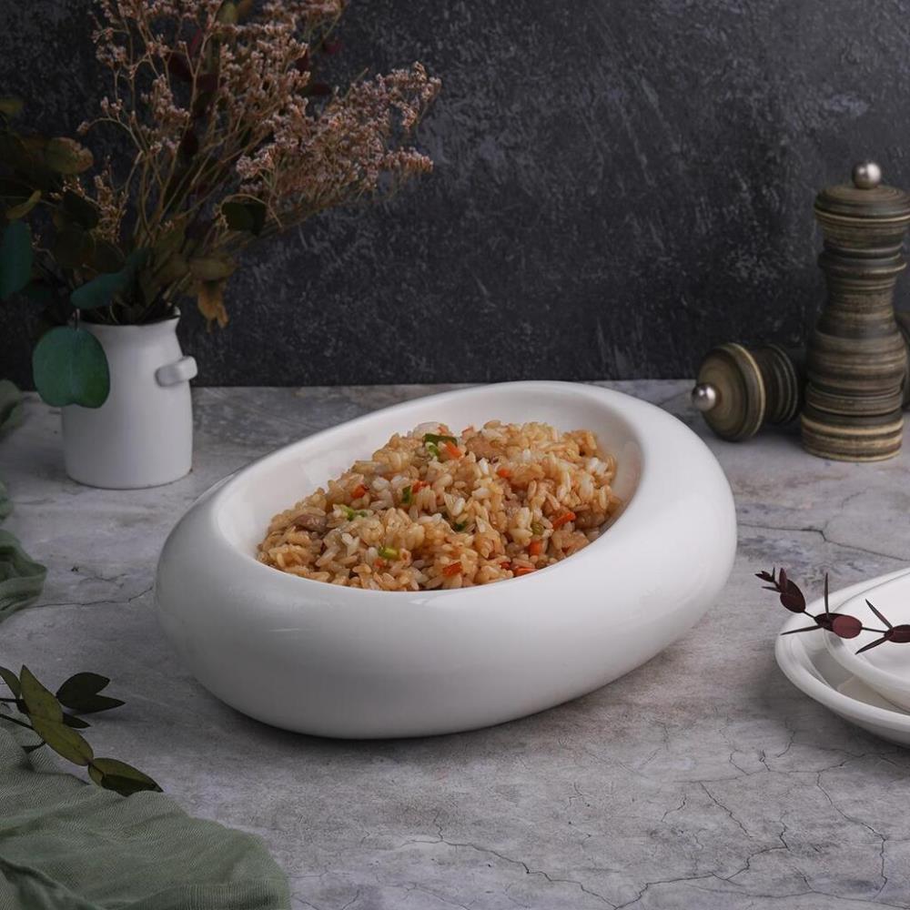 Organic Блюдо для подачи 25,5*18,5 см h8,4 см 300 мл белое фарфор NEW P.L. Proff Cuisine Organic Блюдо для подачи 25,5*18,5 см h8,4 см 300 мл белое фарфор NEW P.L. Proff Cuisine