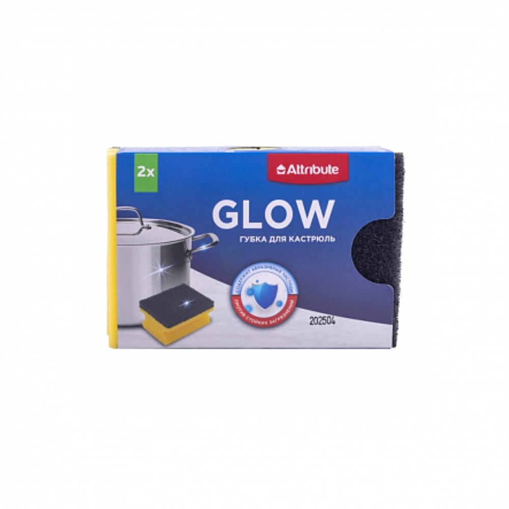 GLOW Губка для кастрюль 2шт GLOW Губка для кастрюль 2шт