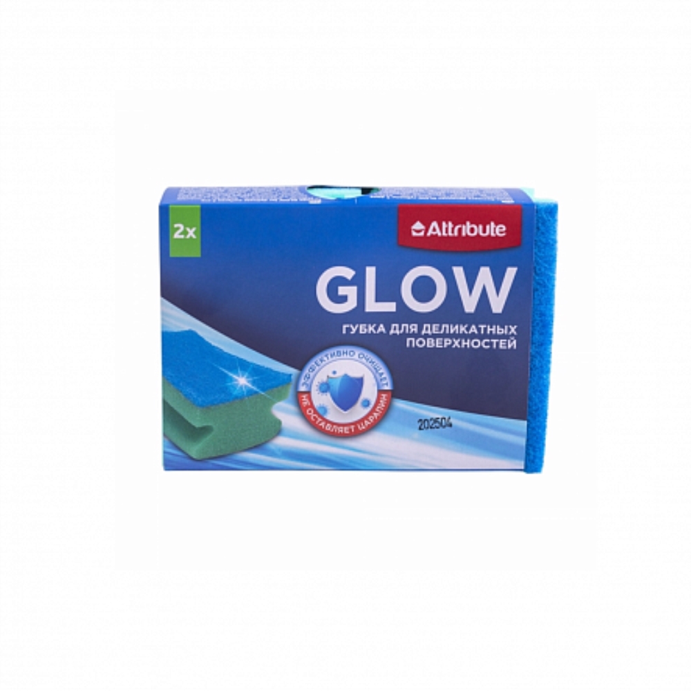 GLOW Губка для деликатных поверхностей 2шт GLOW Губка для деликатных поверхностей 2шт