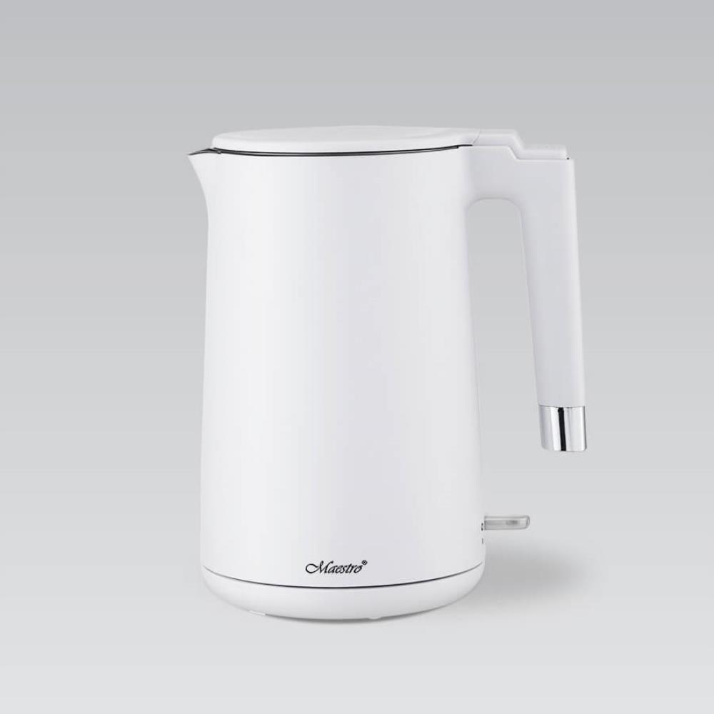 MR-026-WHITE Эл.чайники 1,7 л метал (диск.) Maestro MR-026-WHITE Эл.чайники 1,7 л метал (диск.) Maestro