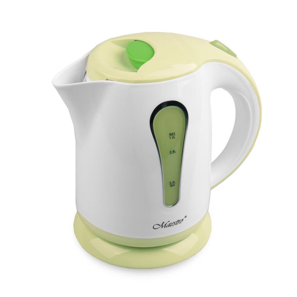 MR-028-GREEN Эл.чайники 1,0л (диск.)Maestro MR-028-GREEN Эл.чайники 1,0л (диск.)Maestro