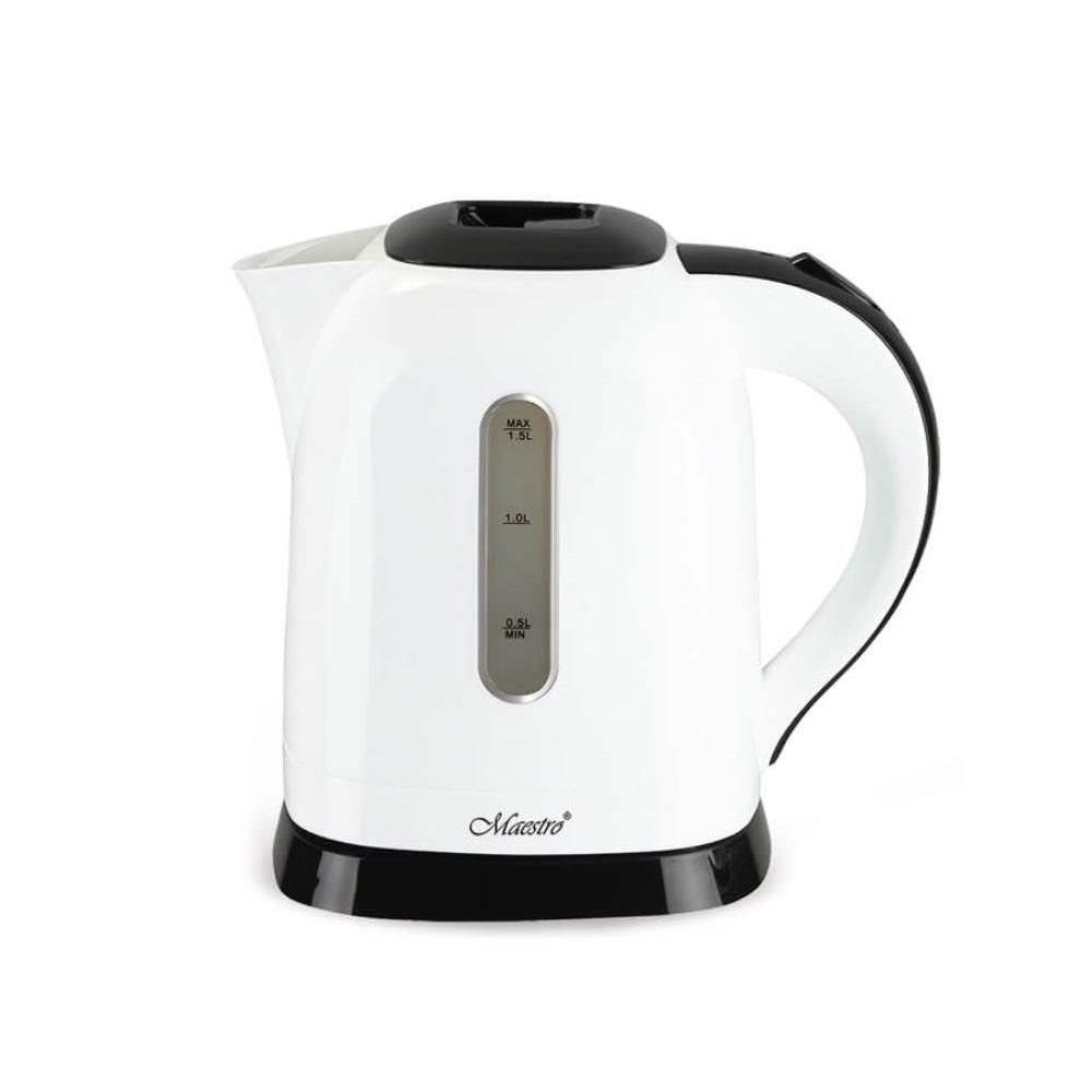 MR-034-WHITE Эл.чайники 1,5 л (диск.) Maestro MR-034-WHITE Эл.чайники 1,5 л (диск.) Maestro
