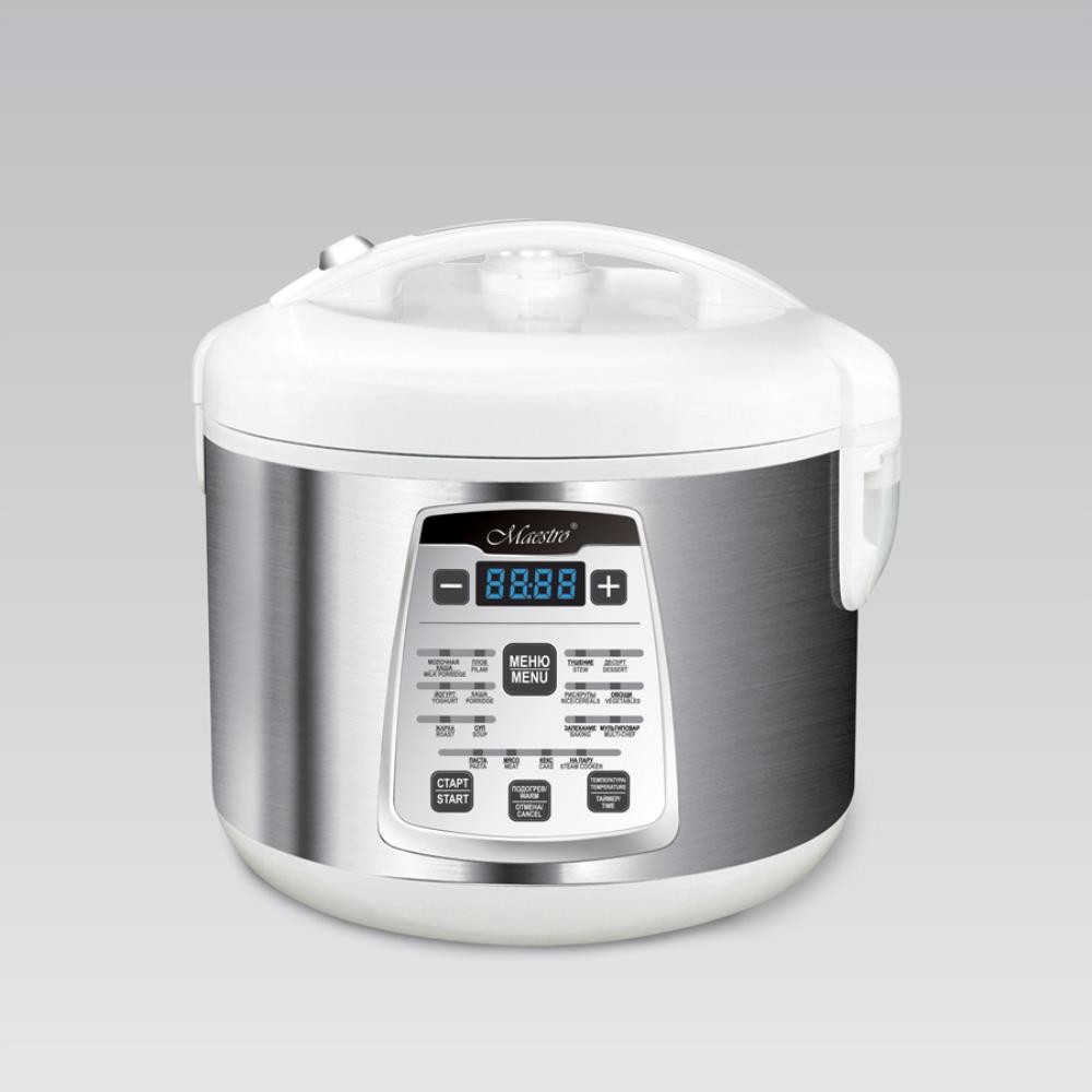 MR-792 Мультиварка нерж. 5л ,16 прогр.700W(антиприг.чаша) Maestro MR-792 Мультиварка нерж. 5л ,16 прогр.700W(антиприг.чаша) Maestro