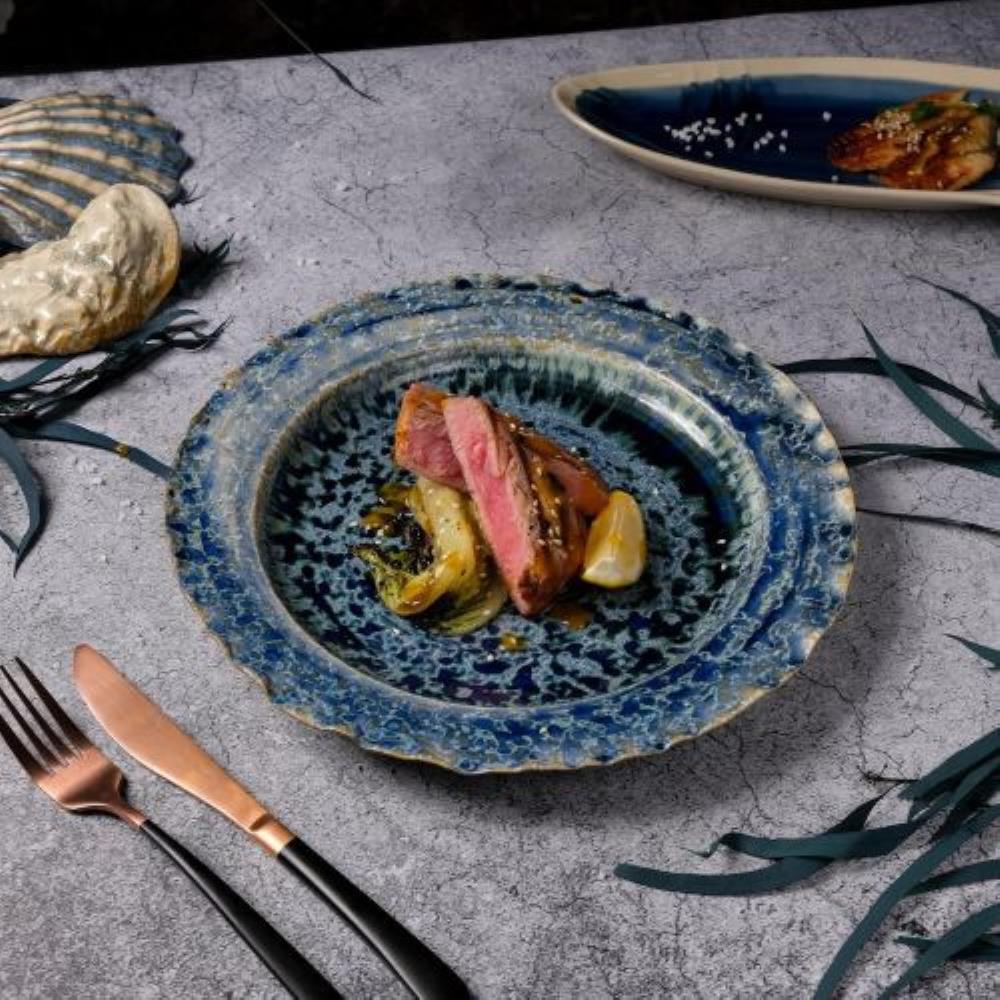 Frosty Velvet Northern Blue Frutti di Mare Тарелка d=29 см,керамика P.L. Proff Cuisine Frosty Velvet Northern Blue Frutti di Mare Тарелка d=29 см,керамика P.L. Proff Cuisine