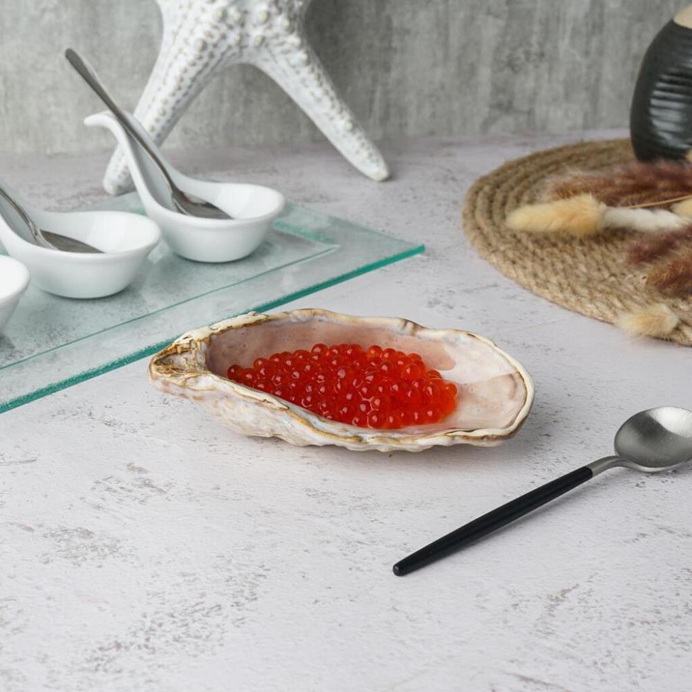 Pearl Shell Frutti di Mare Блюдо для подачи 12,6*6,6 см h3,2 см 15 мл, керамика P.L. Proff Cuisine Pearl Shell Frutti di Mare Блюдо для подачи 12,6*6,6 см h3,2 см 15 мл, керамика P.L. Proff Cuisine