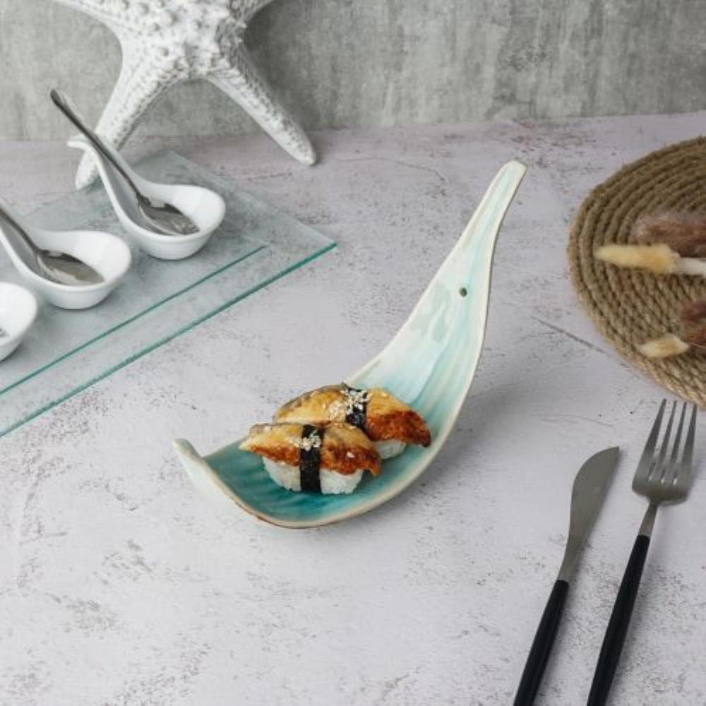 Sea Blue Leaf Frutti di Mare Блюдо 20 см,керамика P.L. Proff Cuisine Sea Blue Leaf Frutti di Mare Блюдо 20 см,керамика P.L. Proff Cuisine
