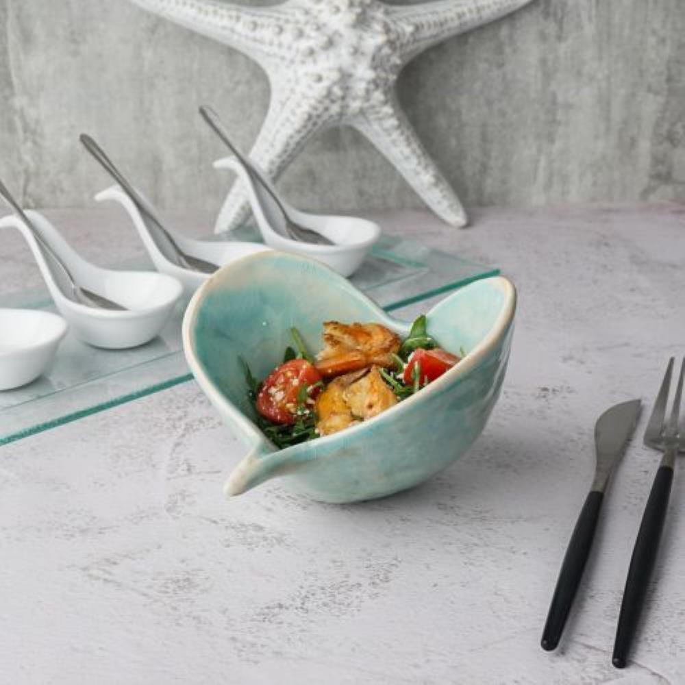 Sea Blue Shell Frutti di Mare Салатник 125 мл 13*12,9 см h9 см,керамика P.L. Proff Cuisine Sea Blue Shell Frutti di Mare Салатник 125 мл 13*12,9 см h9 см,керамика P.L. Proff Cuisine
