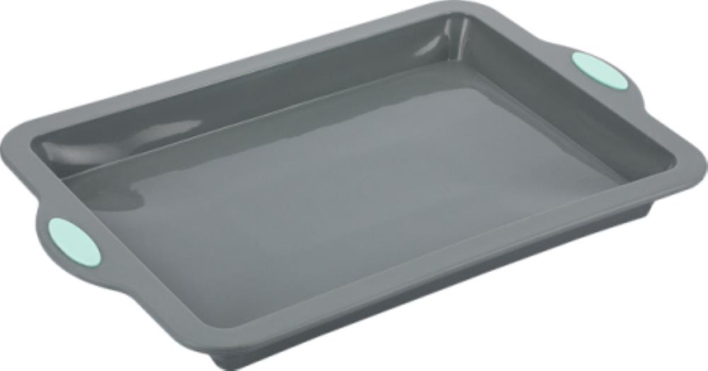 79-002 Противень для выпечки с мет.каркасом, 38х25,2х3,7см Linea SILICONE