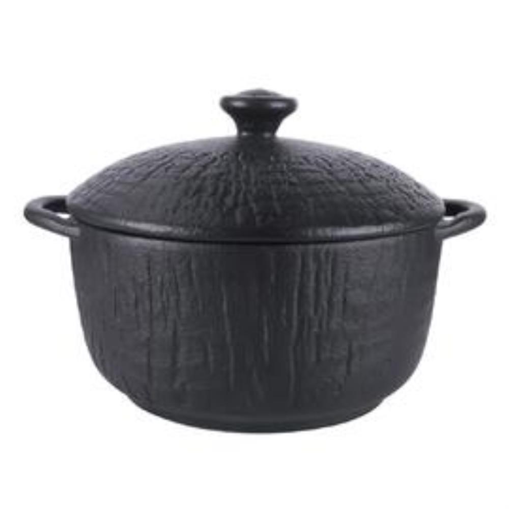 Black Raw Wood Бульонная чашка с крышкой d=14 см, h=7см , 600мл P.L. - ProffCuisine Black Raw Wood Бульонная чашка с крышкой d=14 см, h=7см , 600мл P.L. - ProffCuisine