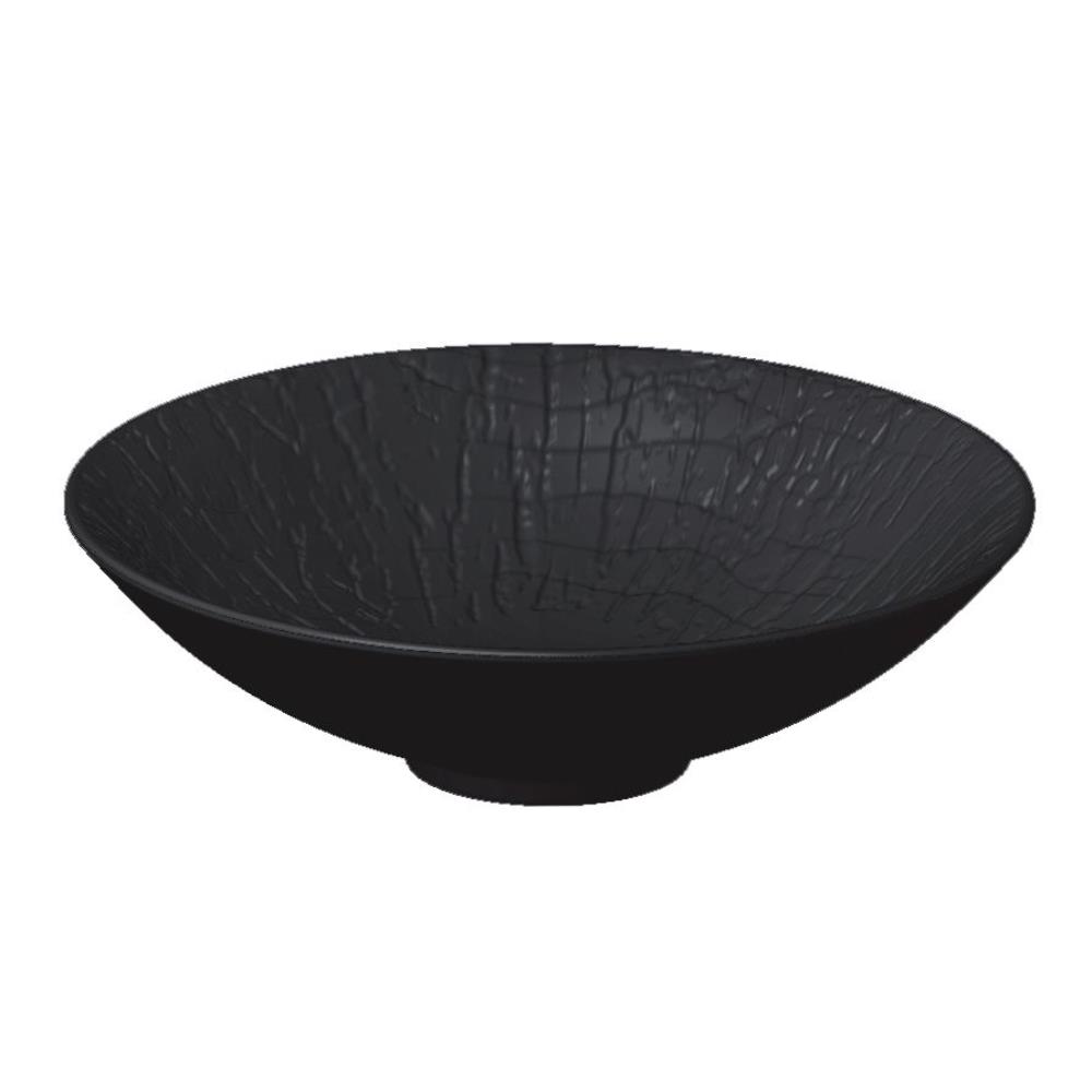 Black Raw Wood Салатник d=25 см, h=7 см, 1000 мл, P.L. - ProffCuisine Black Raw Wood Салатник d=25 см, h=7 см, 1000 мл, P.L. - ProffCuisine