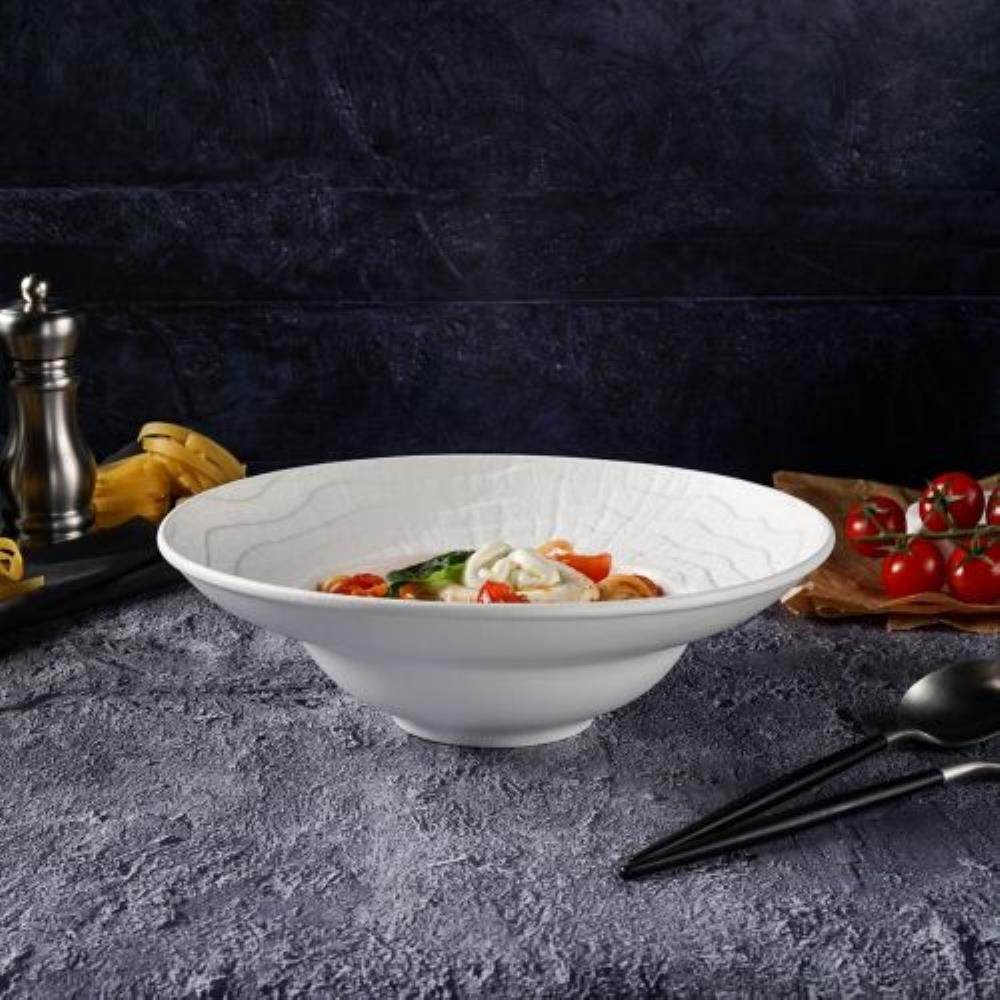 White Raw Wood Тарелка для пасты,супа,салата d=27см, h=5,5 cм, 350 мл, P.L. - ProffCuisine White Raw Wood Тарелка для пасты,супа,салата d=27см, h=5,5 cм, 350 мл, P.L. - ProffCuisine