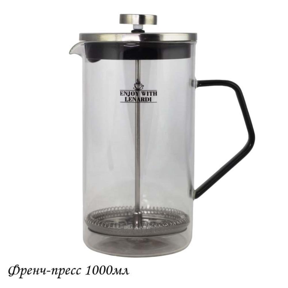 139-015 Френч-пресс 1000мл. в под.уп.(х12)Стекло 139-015 Френч-пресс 1000мл. в под.уп.(х12)Стекло