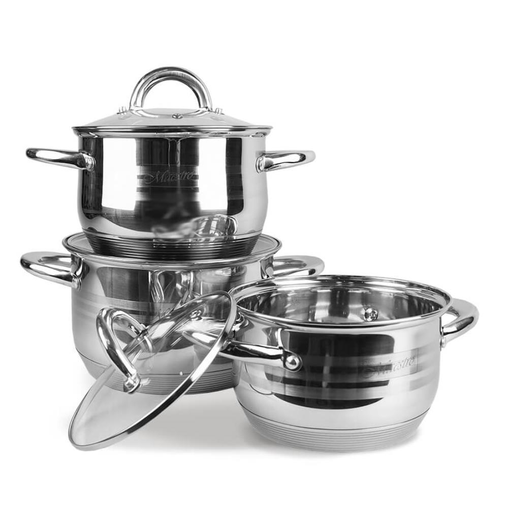 MR-3513-6L Посуда Maestro Basic 6 пр.ст.кр. MR-3513-6L Посуда Maestro Basic 6 пр.ст.кр.