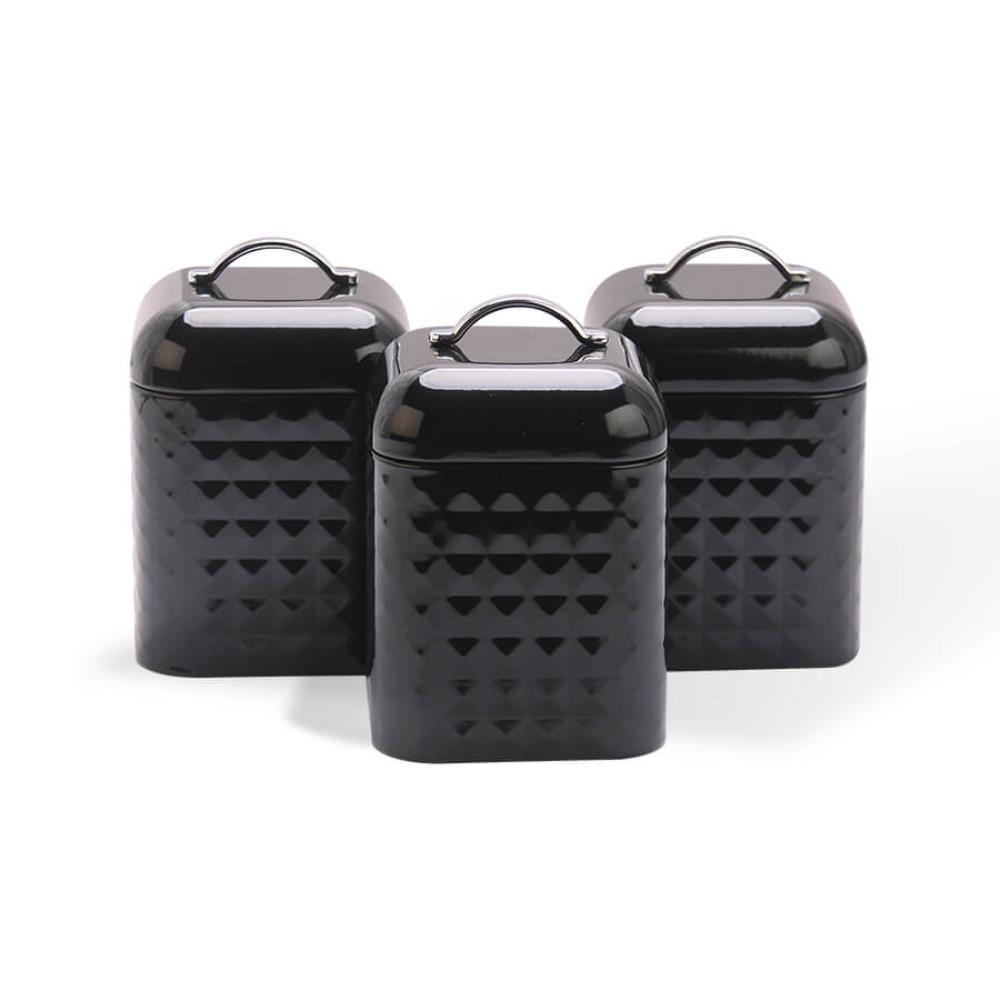 MR-1676-3S-BLACK Набор из 3-х ёмкостей Maestro MR-1676-3S-BLACK Набор из 3-х ёмкостей Maestro