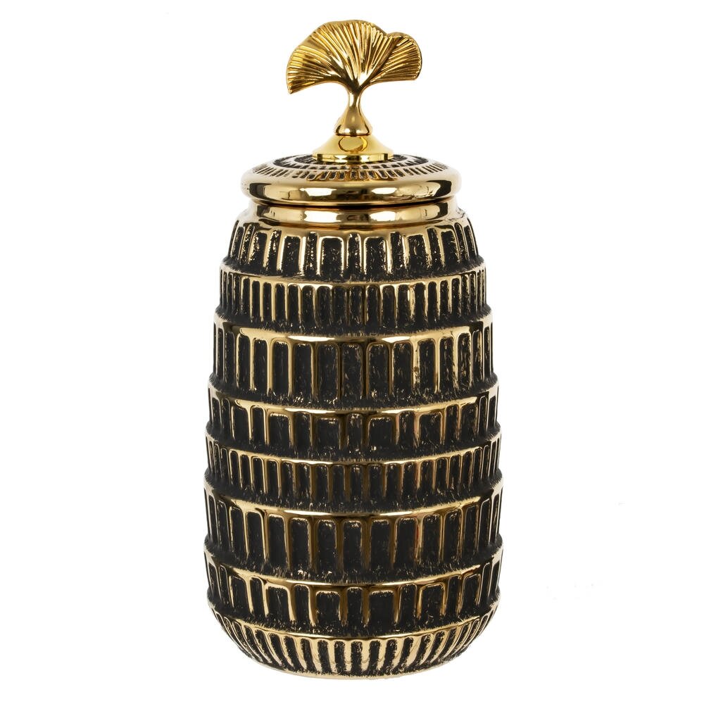 Ваза с крышкой, 2750 мл, L14,5 W14,5 H31 см