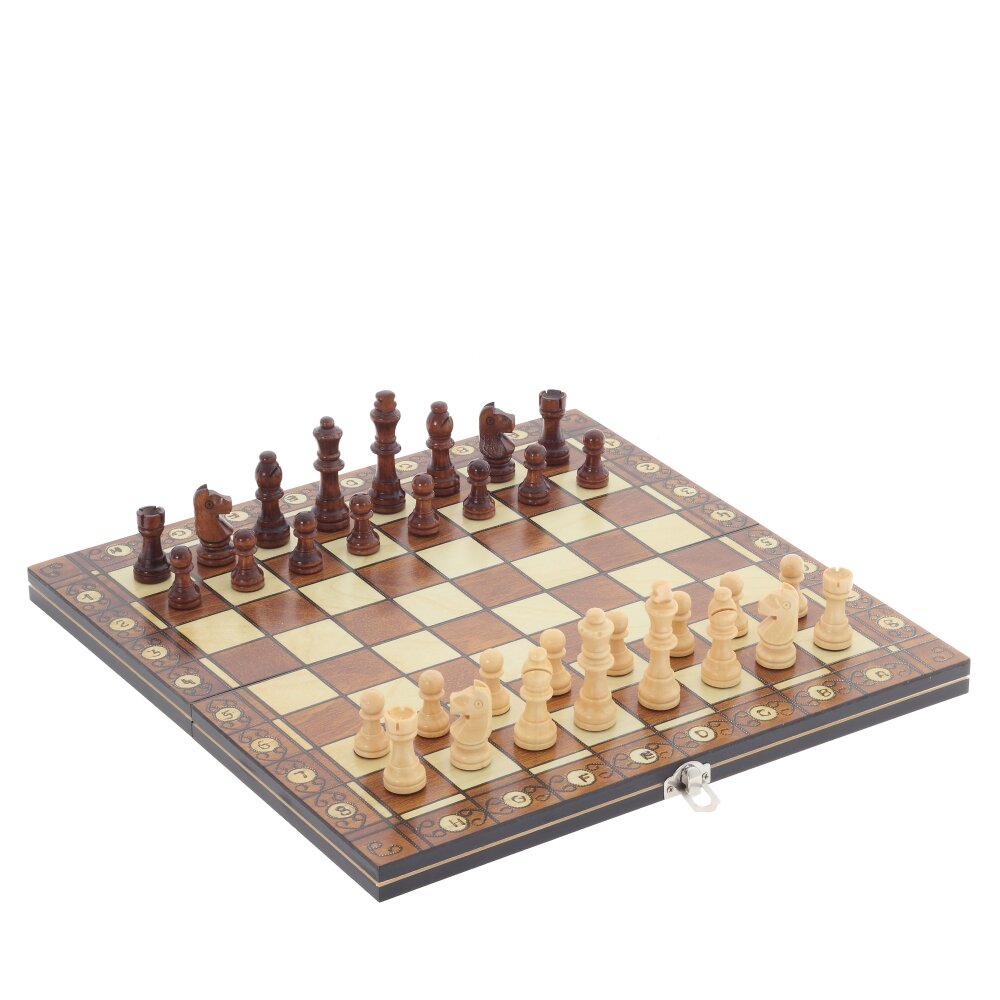 Игра настольная 3 в1 (нарды, шахматы, шашки), L34 W4 H17 см