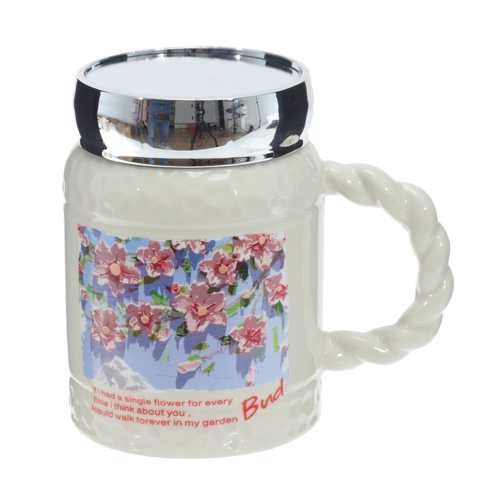 Кружка с крышкой, 450 мл, L12,5 W8,5 H12 см Кружка с крышкой, 450 мл, L12,5 W8,5 H12 см