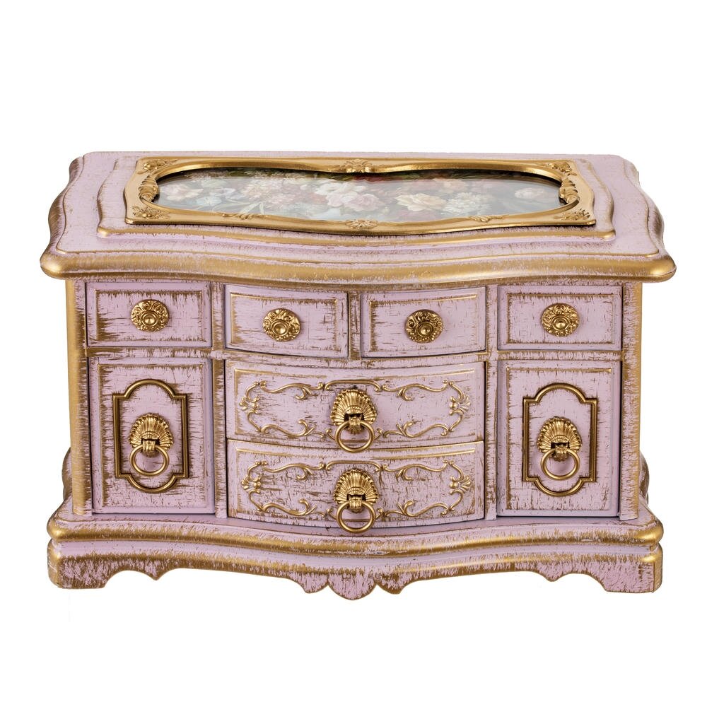 Шкатулка для украшений (музык.), L21 W11,5 H13 см Шкатулка для украшений (музык.), L21 W11,5 H13 см