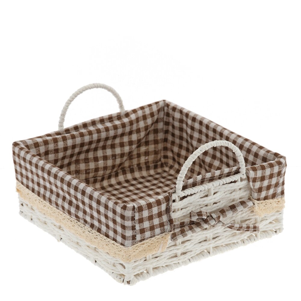 Корзина, L25 W25 H15/10 см Корзина, L25 W25 H15/10 см