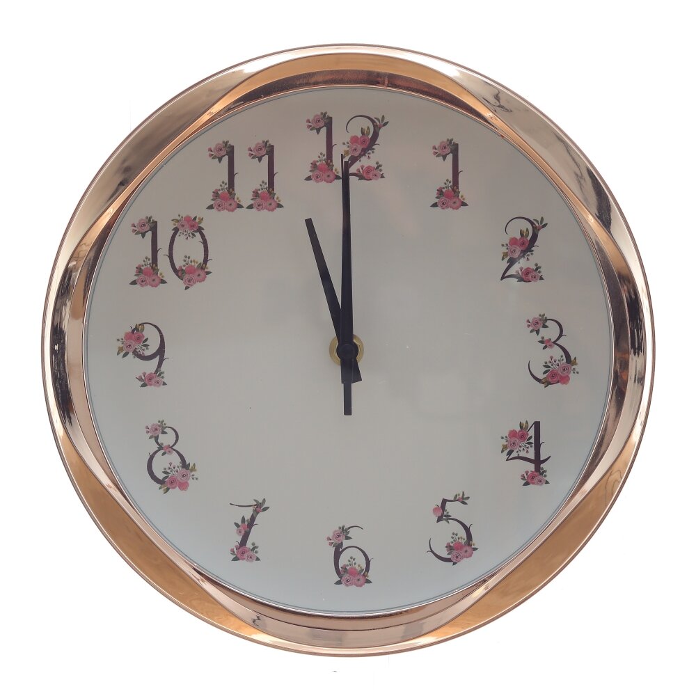 Часы настенные декоративные (1xАА н/п), L24,5 W4,5 H24,5 см Часы настенные декоративные (1xАА н/п), L24,5 W4,5 H24,5 см