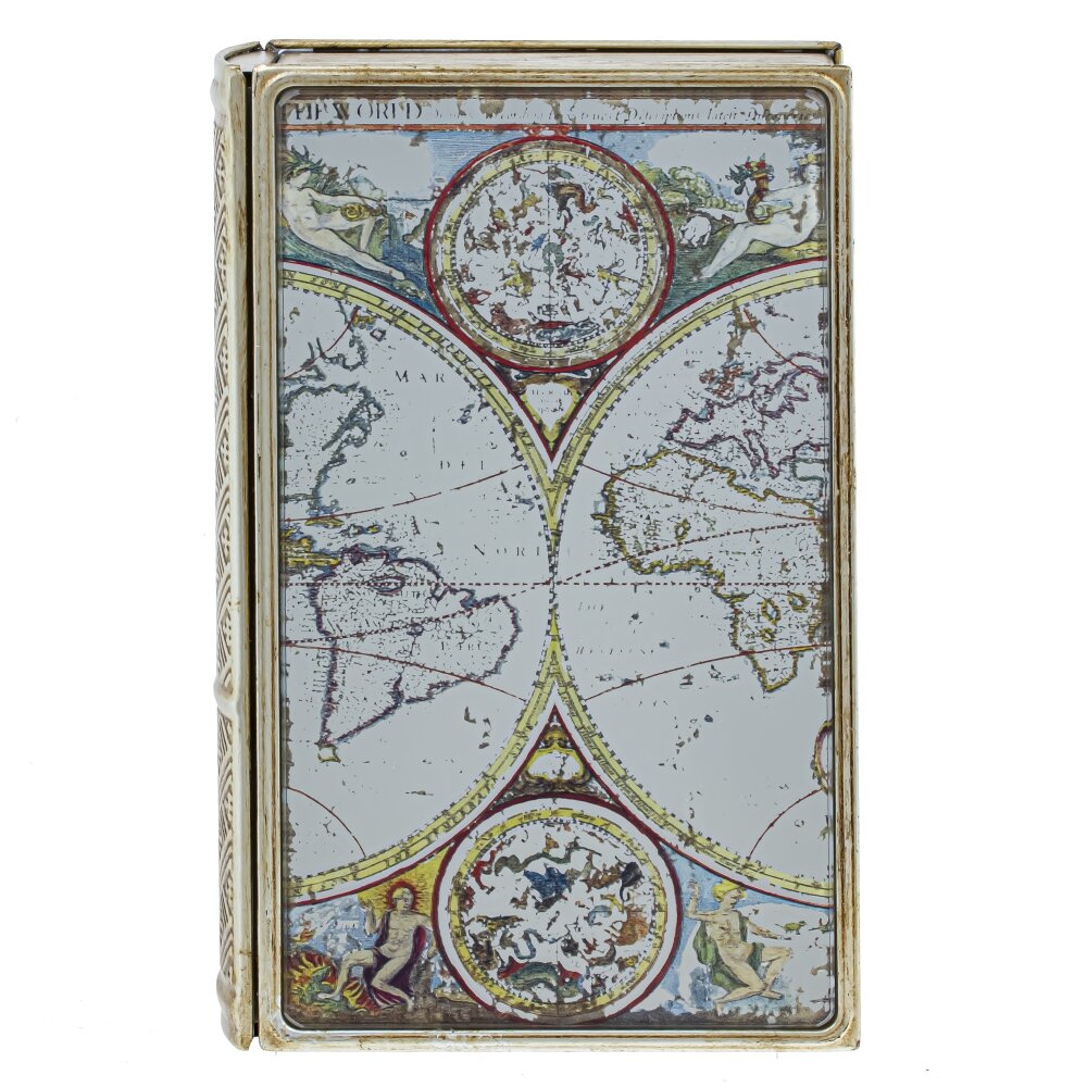 Шкатулка-книга с зеркальным элементом, L15,5 W5 H26 см Шкатулка-книга с зеркальным элементом, L15,5 W5 H26 см
