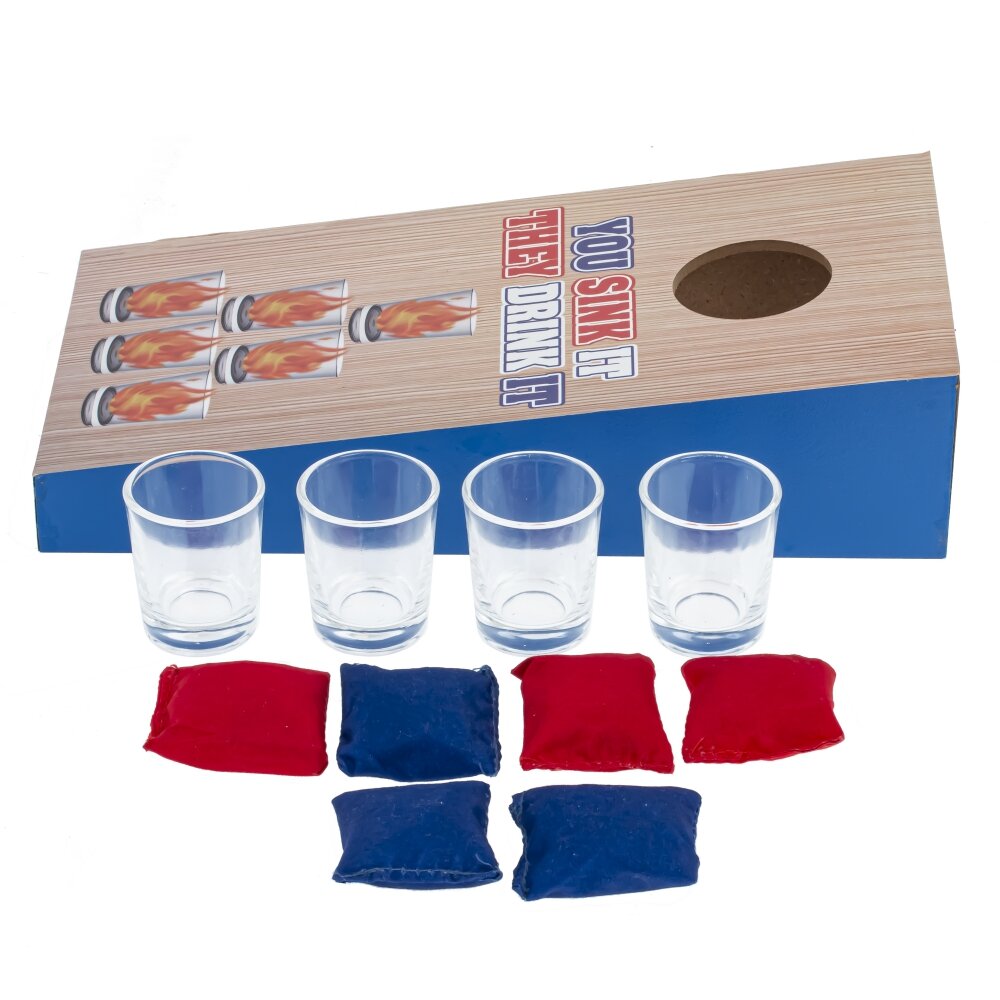 Игра настольная (питейная), L25 W13 H6 см Игра настольная (питейная), L25 W13 H6 см